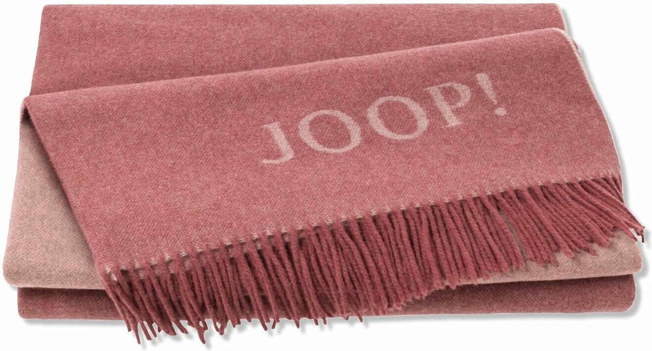 JOOP! Plaid FINE DOUBLEFACE, Wolle