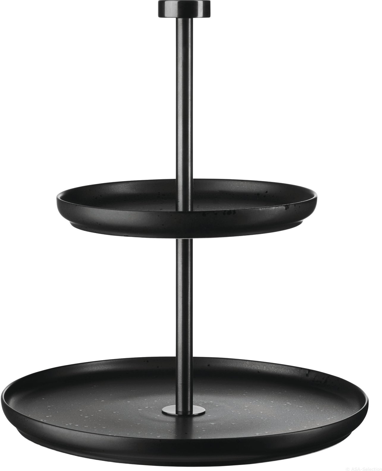 ASA SELECTION Etagere 2-stufig COPPA KURO, Porzellan