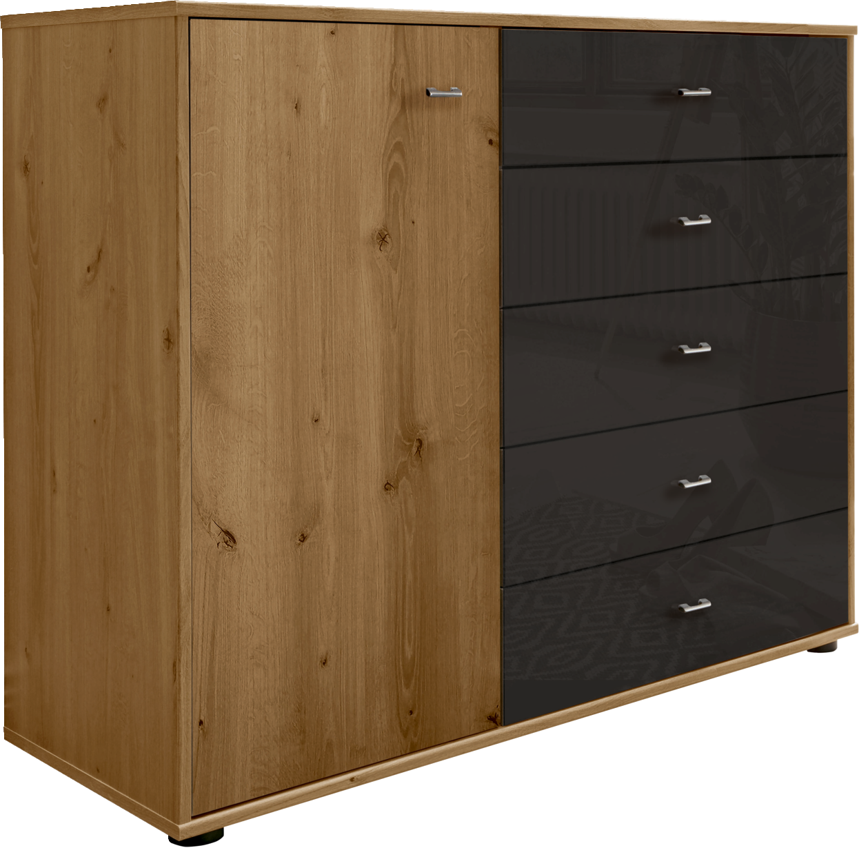 Novel Kombikommode SEVILLA, Holznachbildung