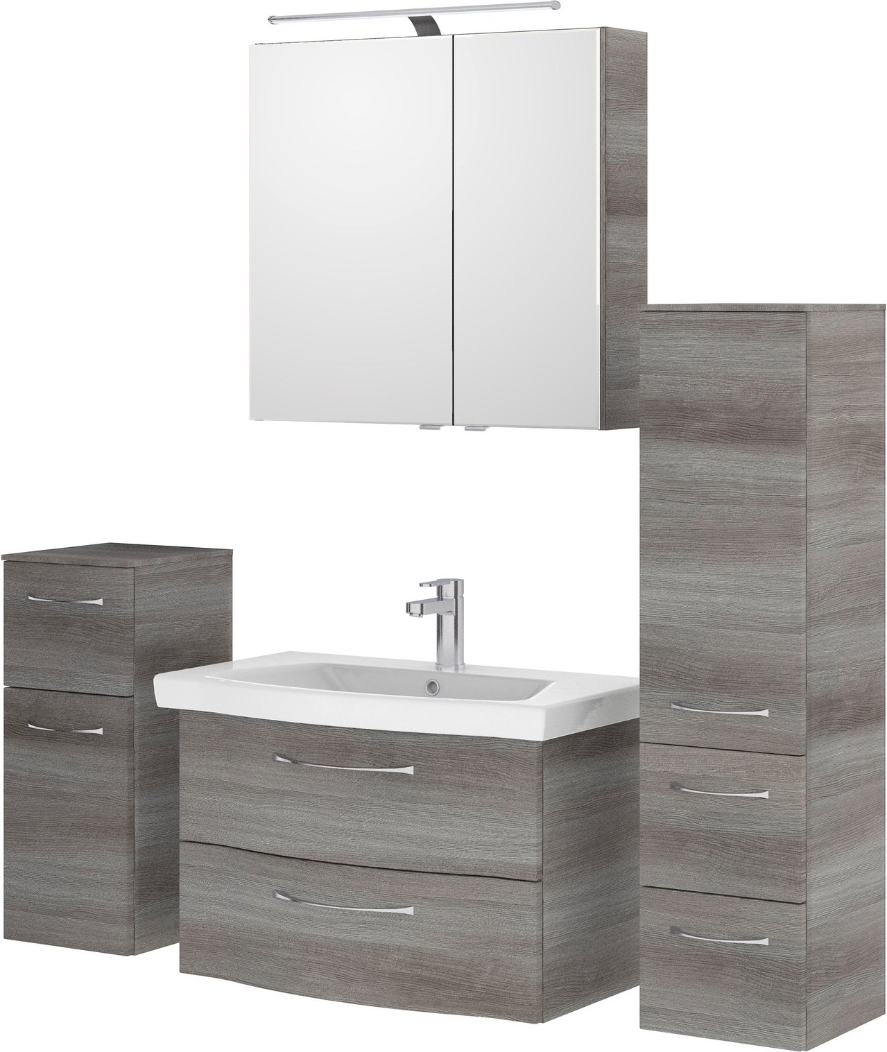 Pelipal Badblock SERIE 6005 SPRINT, Holznachbildung