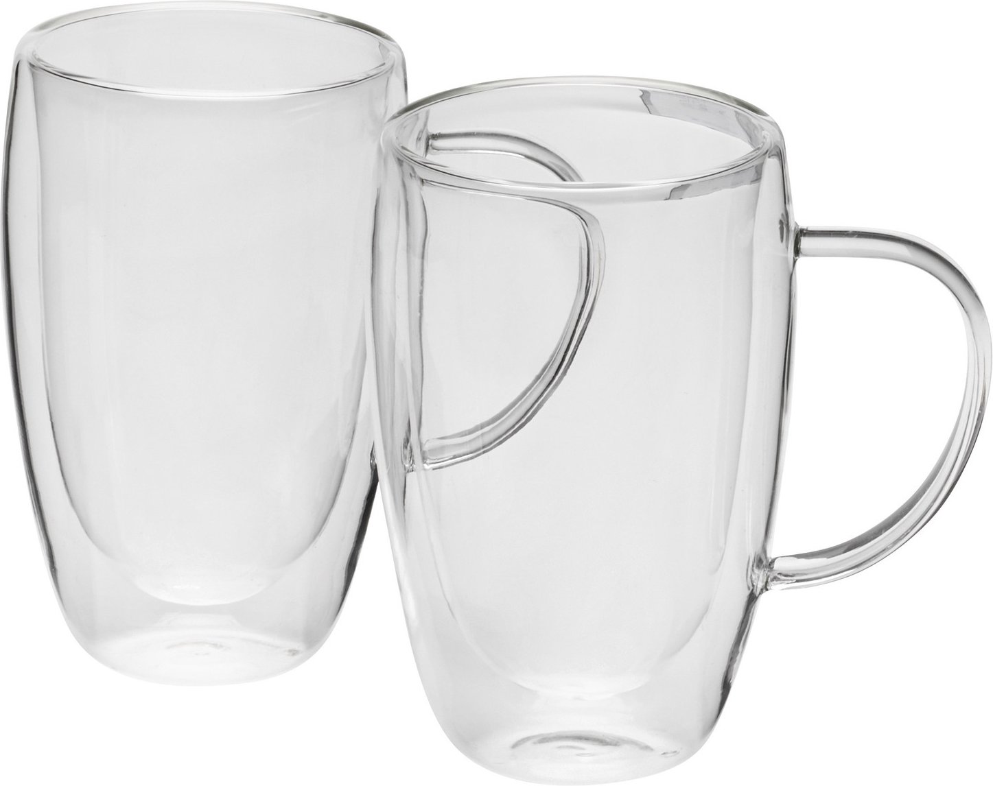 Van Well 2er Latte Macchiato Becher ELISA, Glas