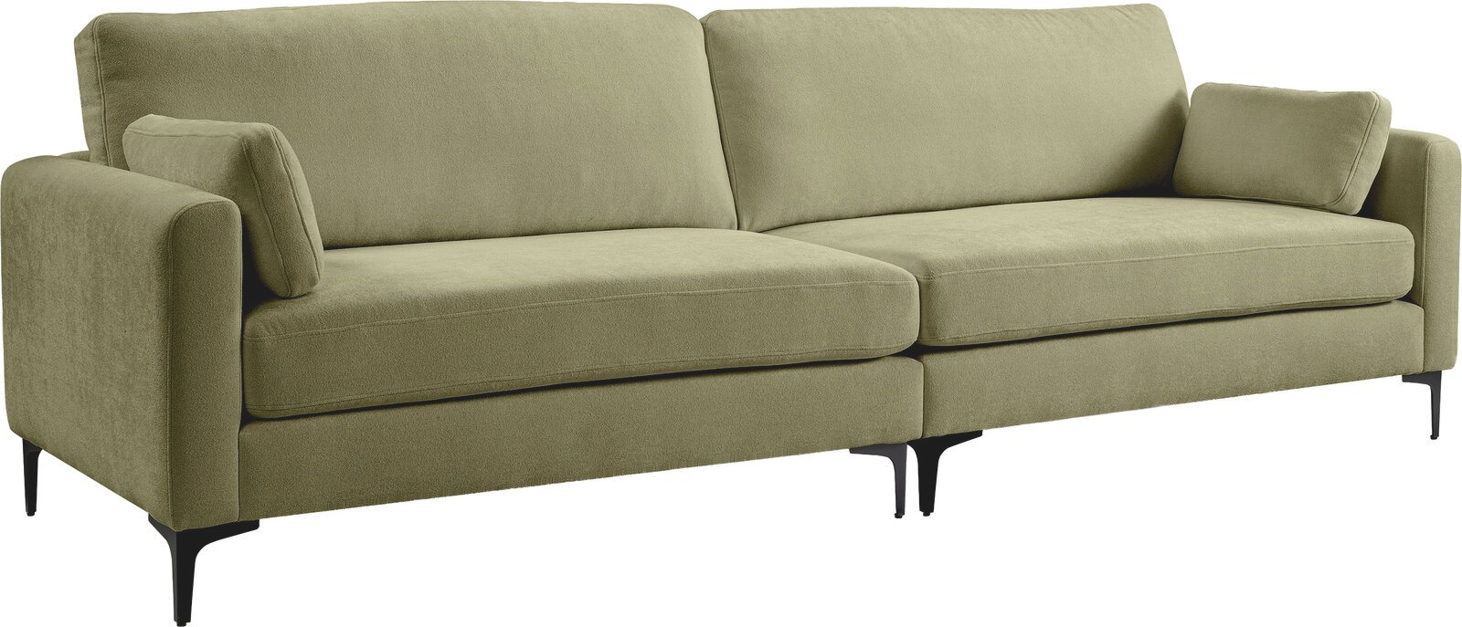 MID.YOU Sofa 4-Sitzer VENTI, grün, Polyester