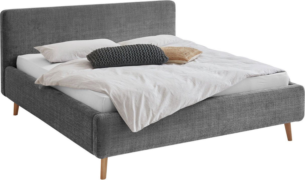 Thumbnail - XORA Polsterbettgestell MATTIS, anthrazit, Stoff