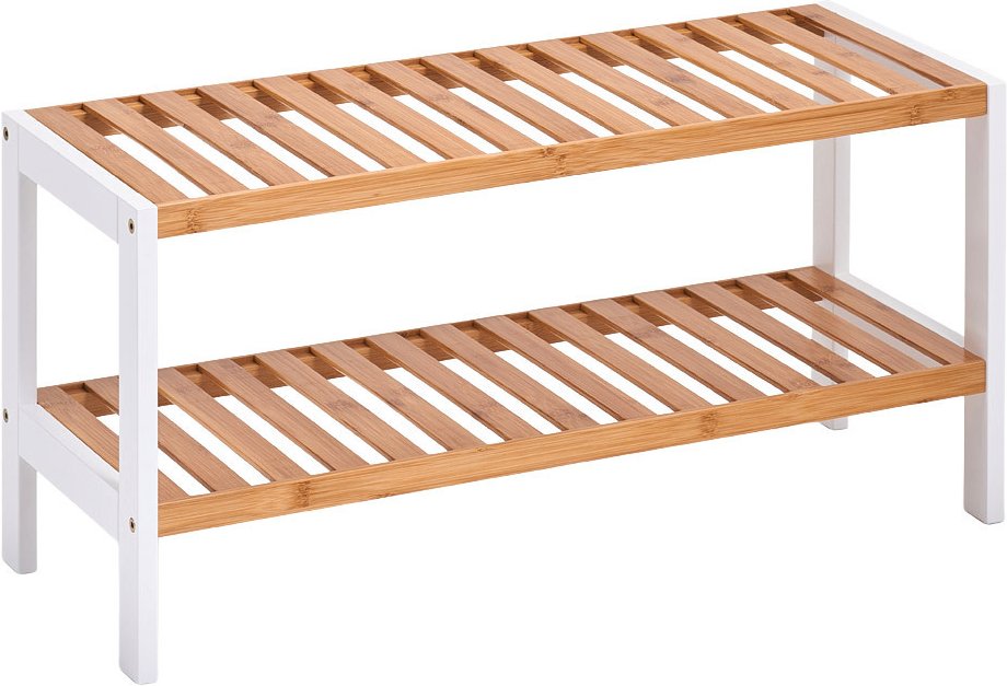 Thumbnail - Zeller Present Schuhregal mit 2 Ablagen, Bambus
