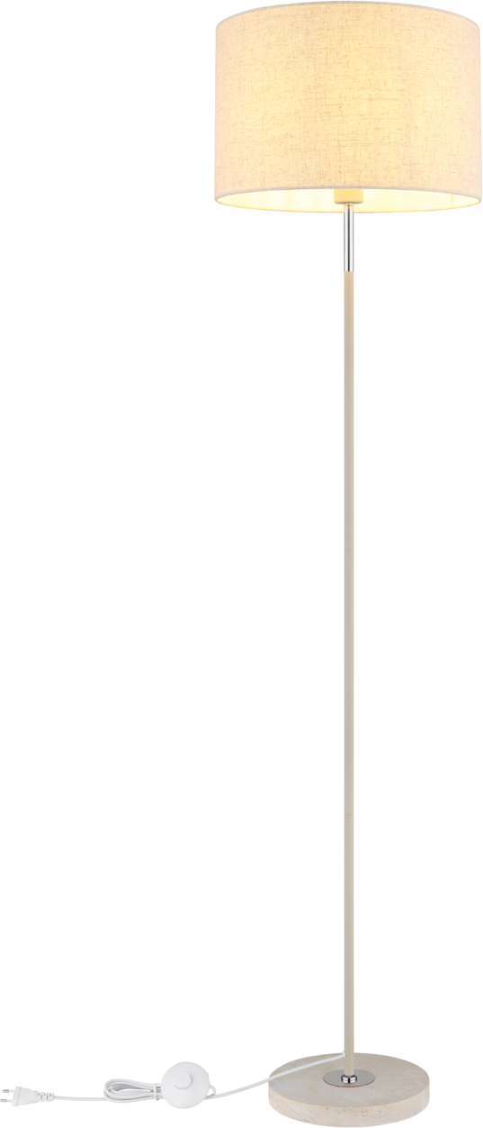 Globo Lighting Stehleuchte DELEON, Textilfaser