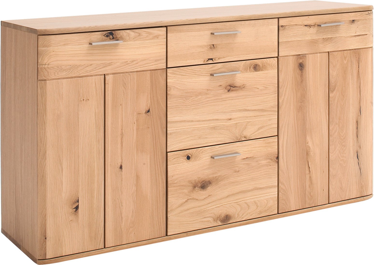 Linea Natura Sideboard NILO, Teilmassiv