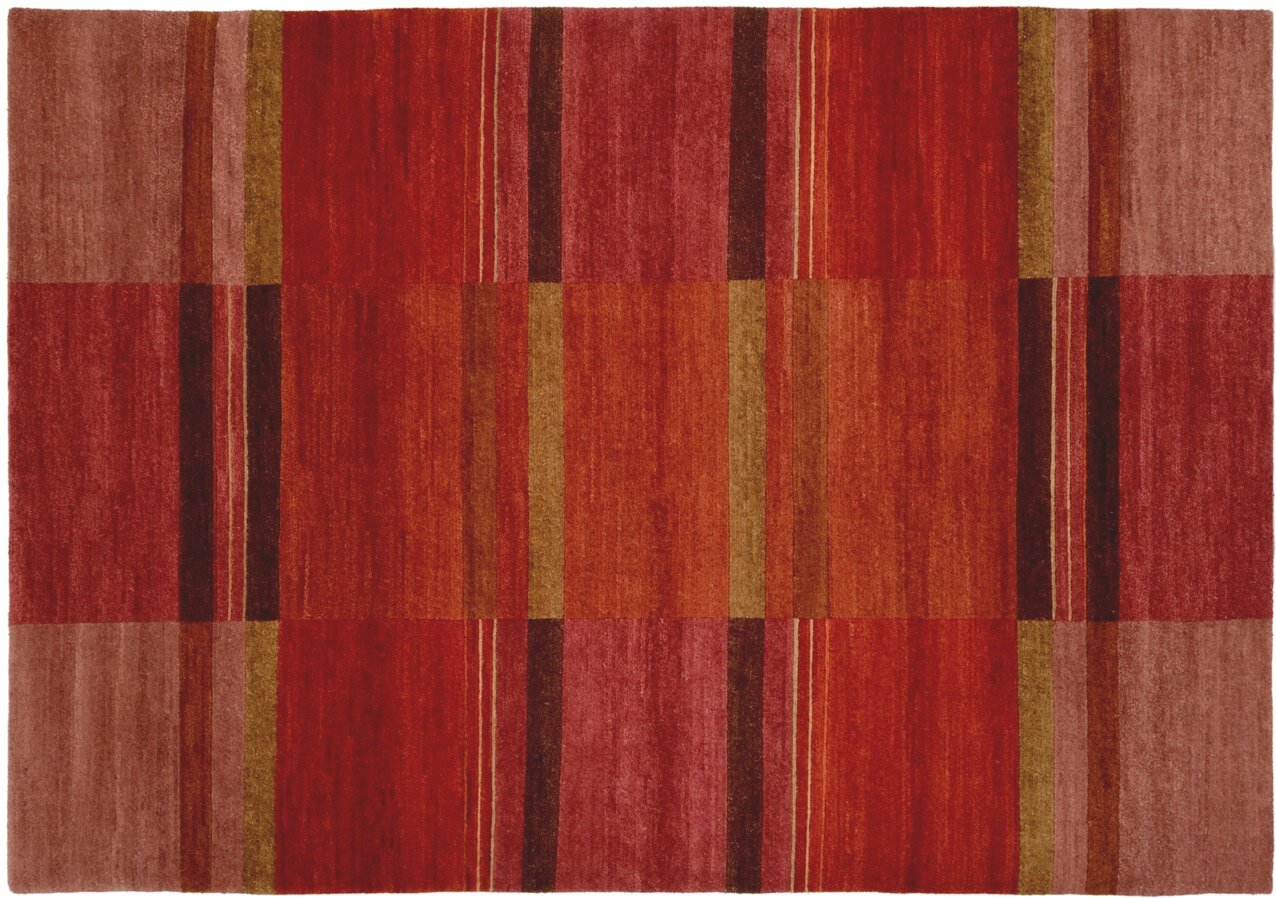 Thumbnail - OCI Wollteppich SENSATION, orange, Naturfasern