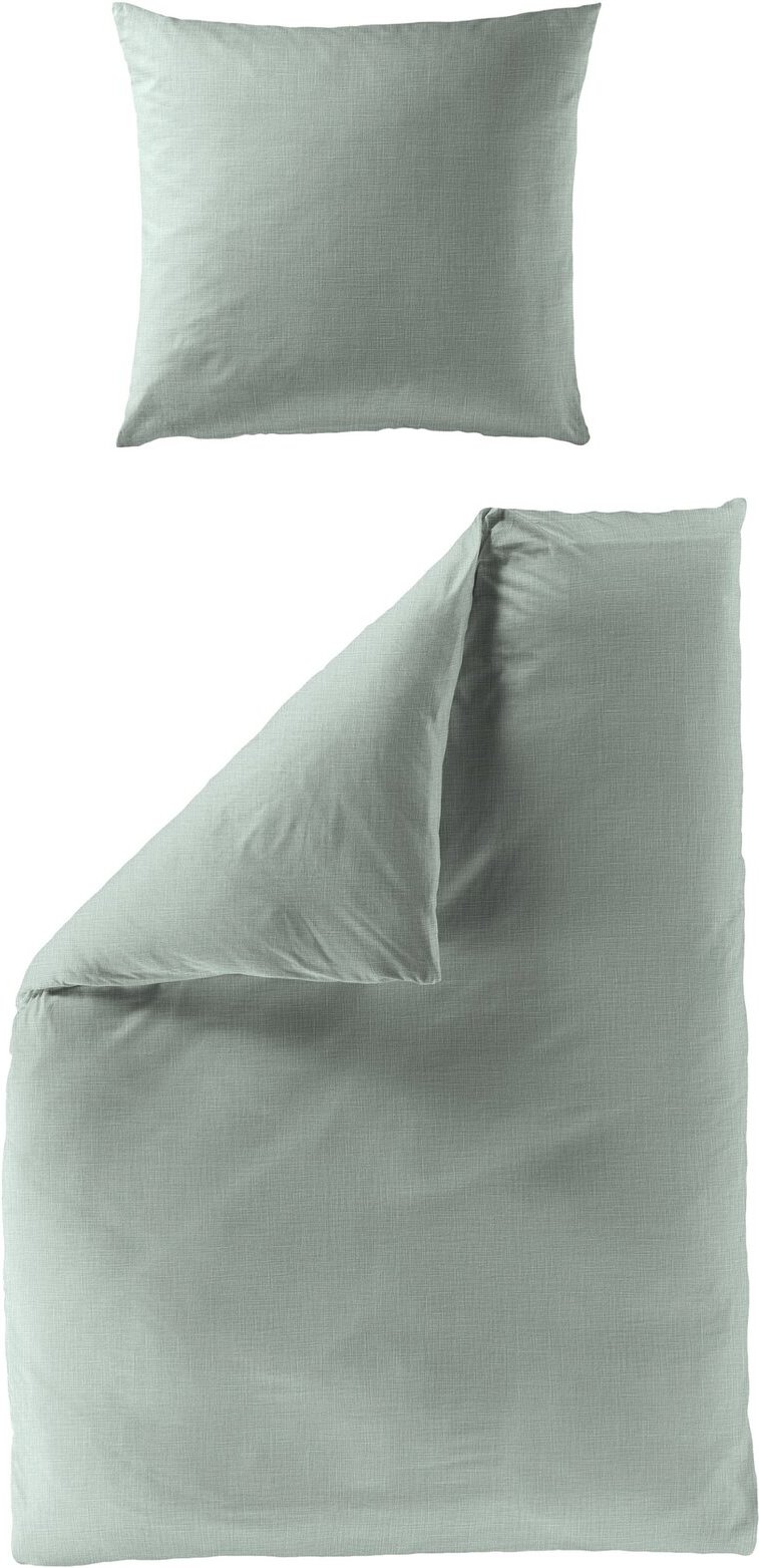 Bierbaum Bettwäsche, salbei, Baumwolle
