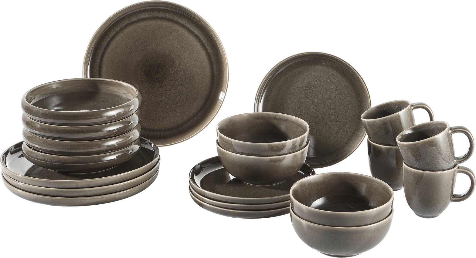 blomus Kombiservice 20-tlg. CANJU, Steingut