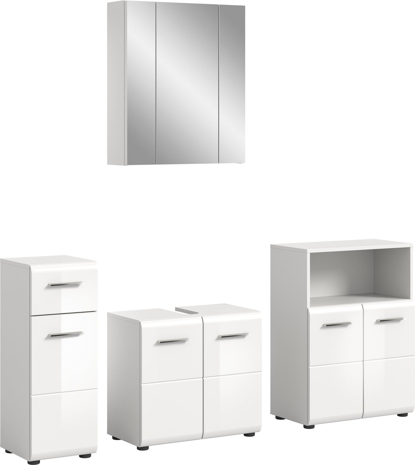 MID.YOU Badkombination ICE, Holznachbildung