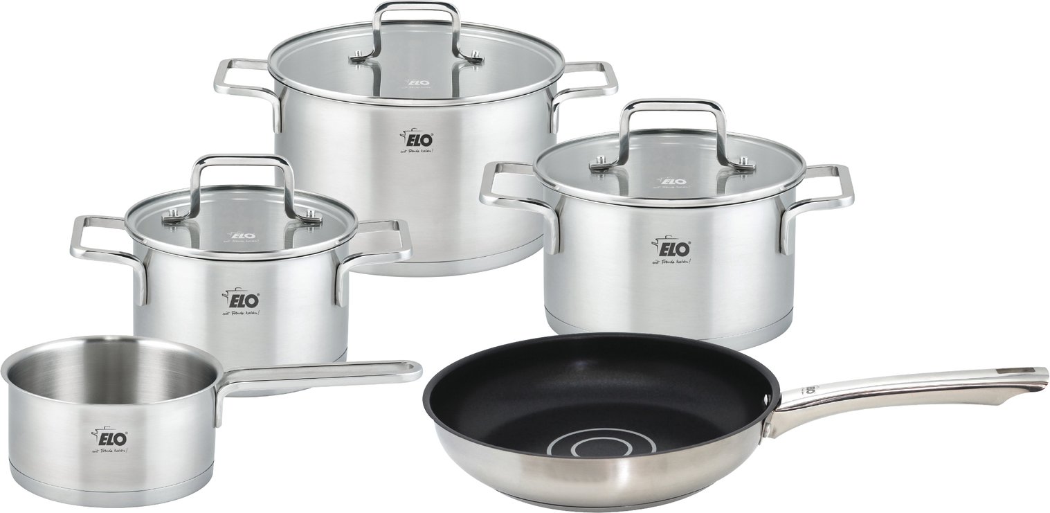Elo Topfset 5-tlg. TOPAS, Edelstahl