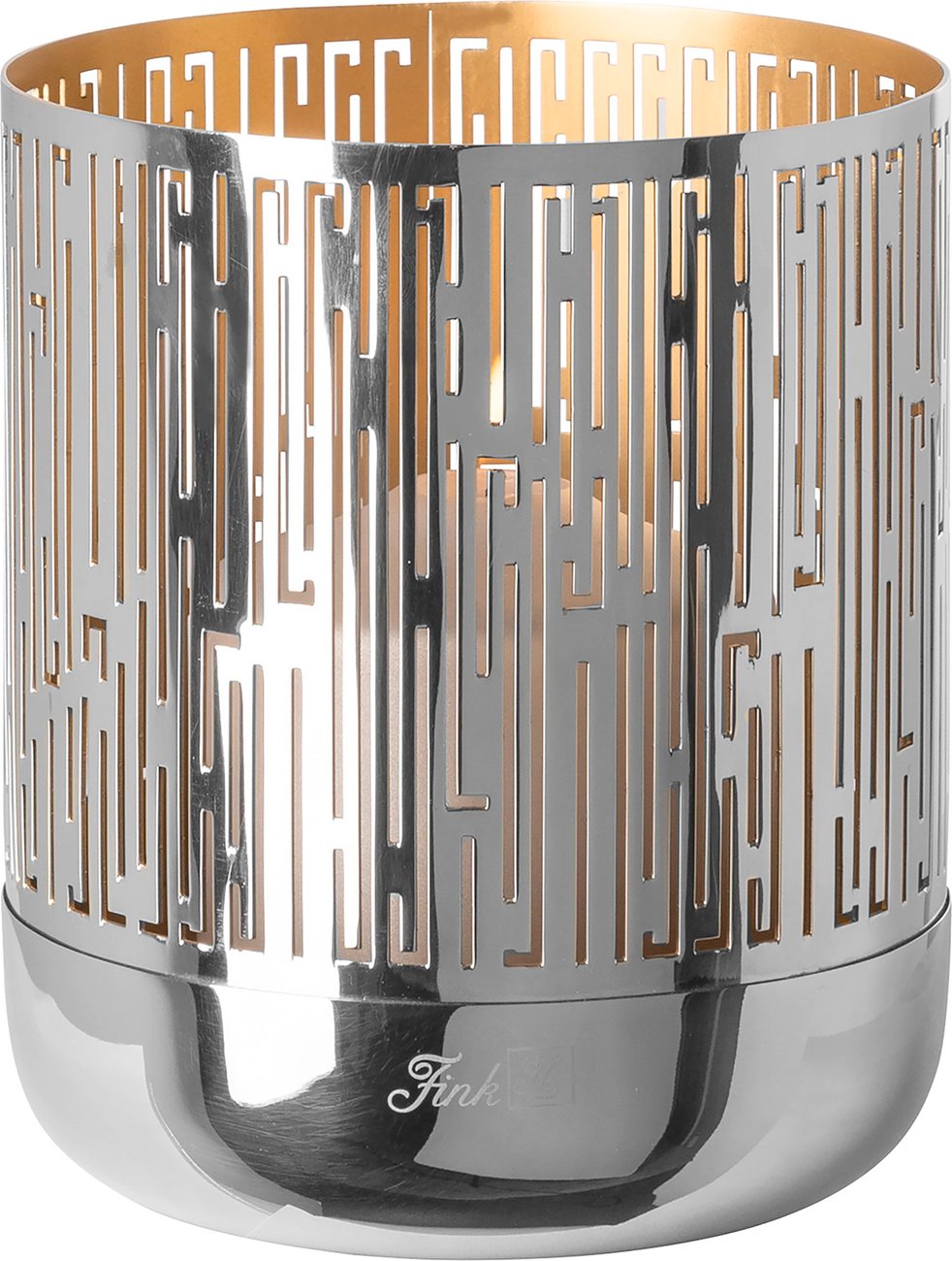 Fink Windlicht BRIANO, Edelstahl