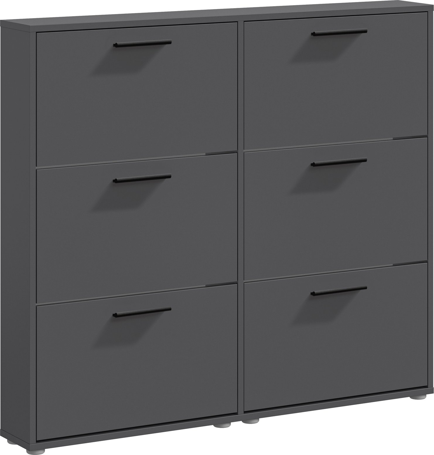 Carryhome Schuhkipper 6er SAM, Holznachbildung