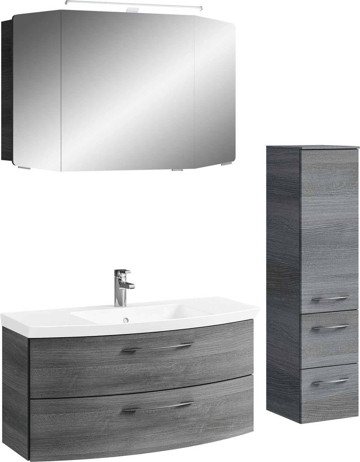 Pelipal Badkombination CASSCA SPRINT, Holznachbildung