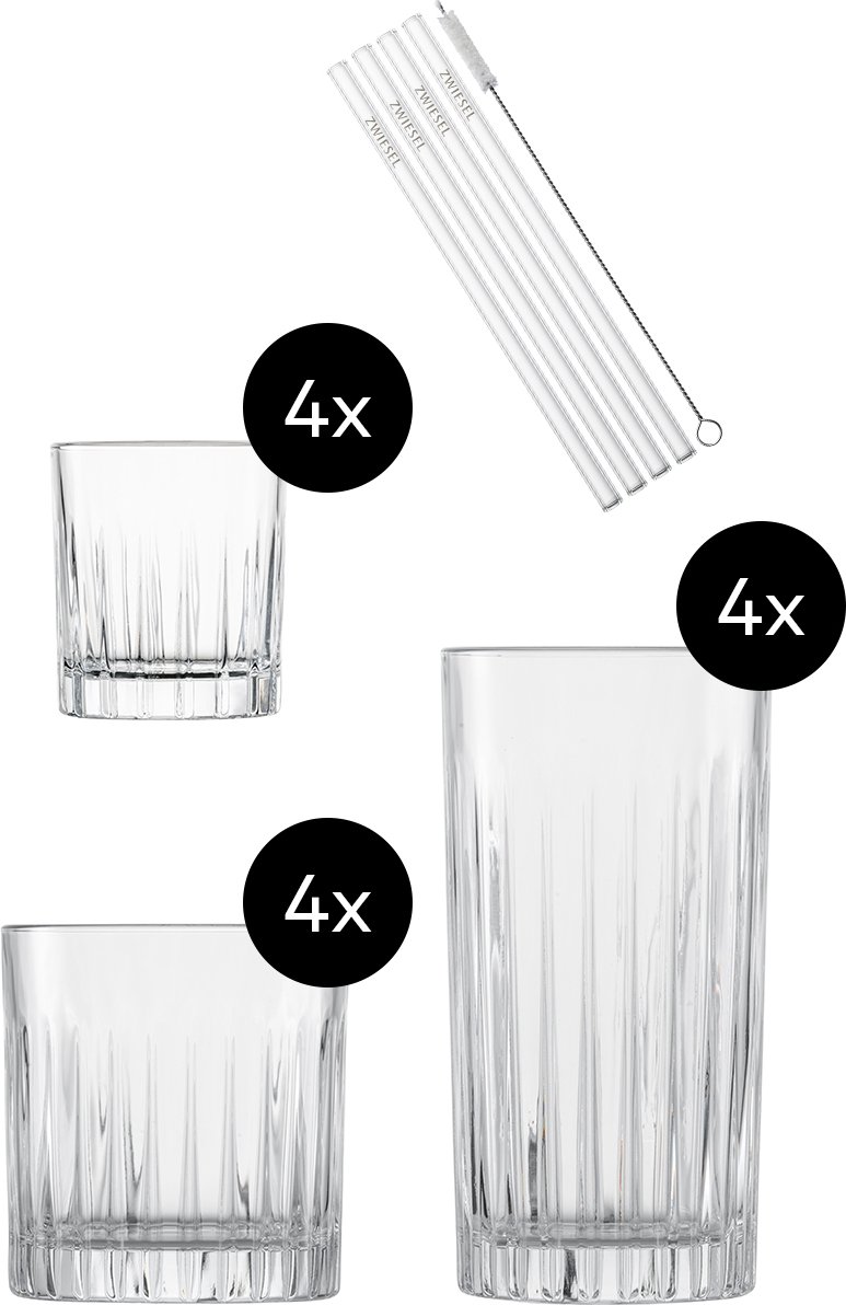 SCHOTT ZWIESEL Becherset 17-tlg. STAGE, Glas