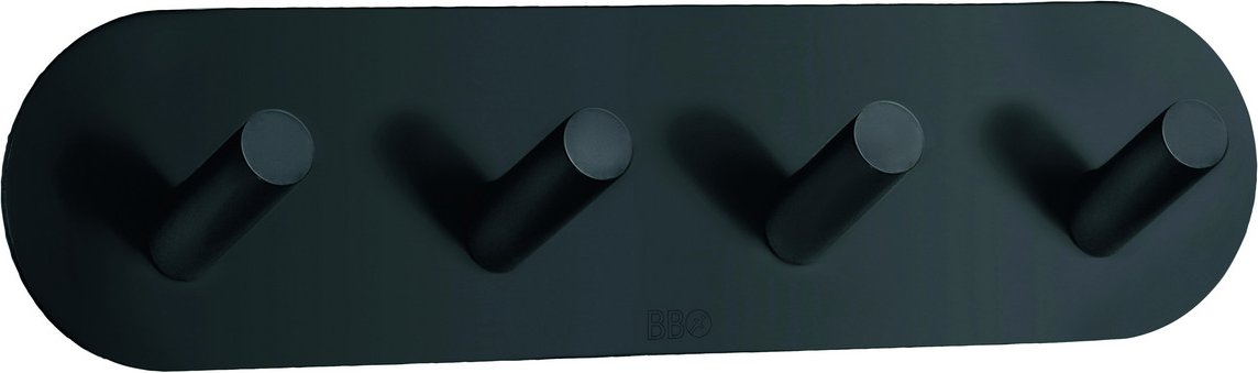 Beslagsboden Viererhakenleiste, Edelstahl