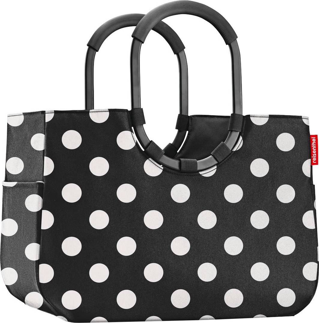 Thumbnail - Reisenthel Loopshopper l Frame Dots White, Polyester