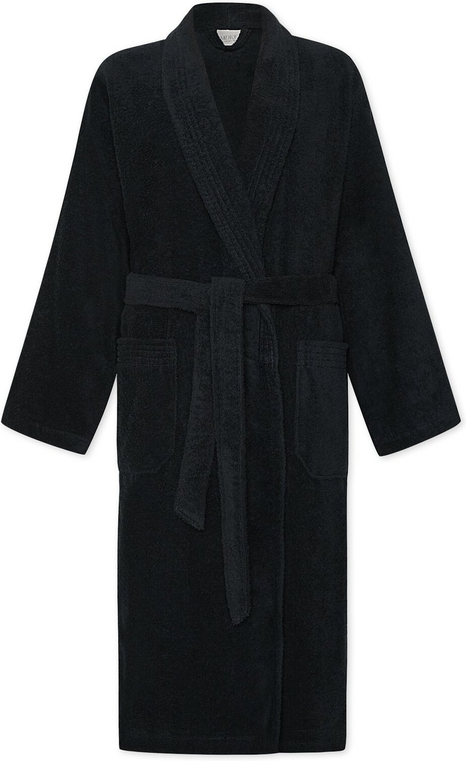 MÖVE Bademantel Schalkragen S HOMEWEAR BASIC, Baumwolle