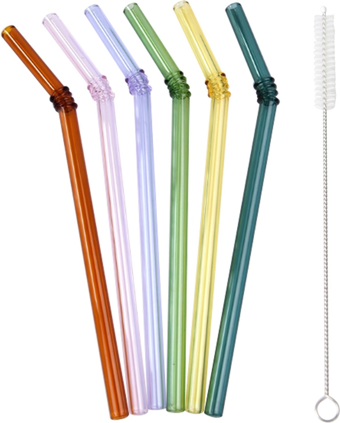 Novel Trinkhalmset, Glas