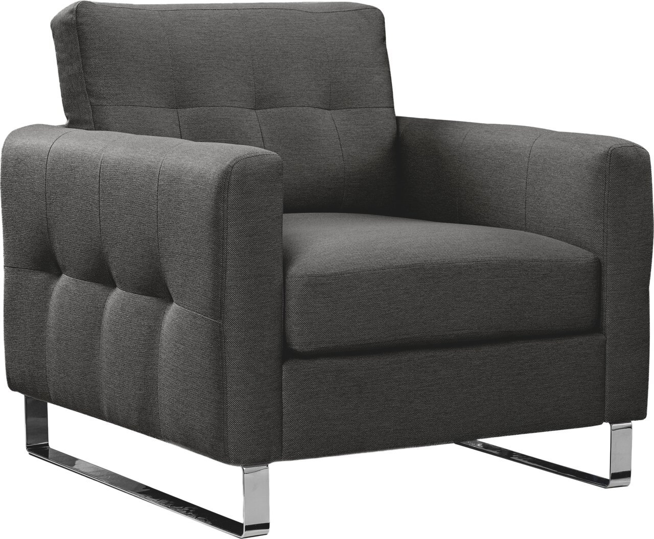 MID.YOU Sessel HERA, grau, Polyester