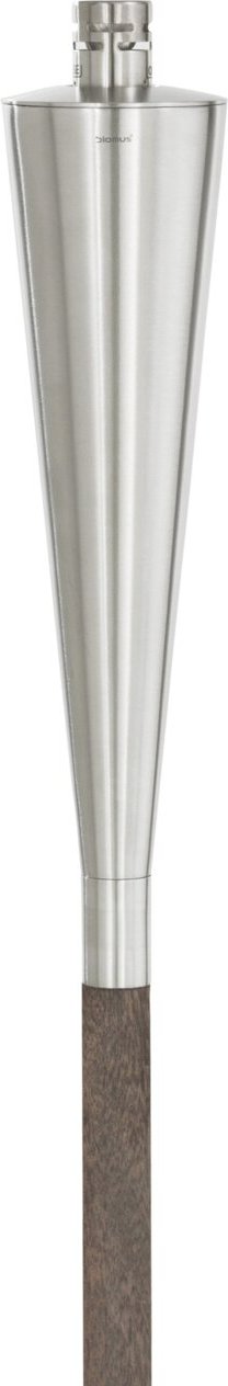 blomus Gartenfackel ORCHOS, silber, Edelstahl
