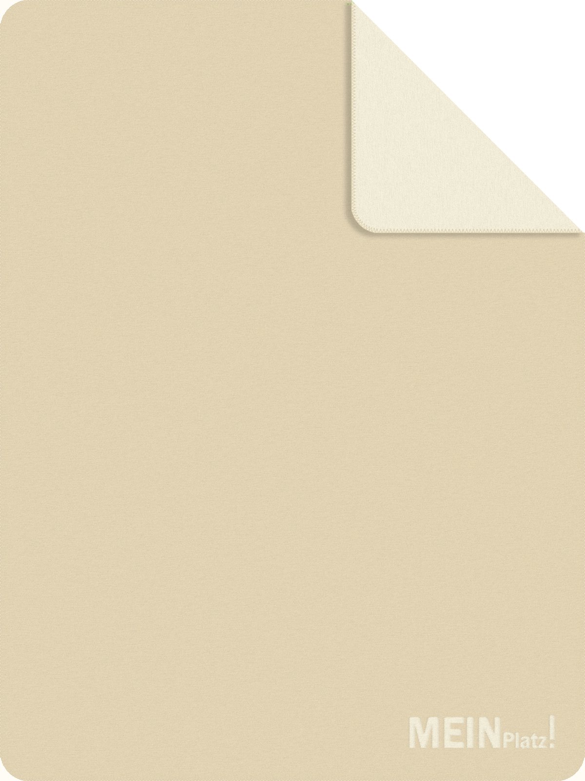 IBENA Jacquard Wohndecke MEIN PLATZ!, Baumwolle