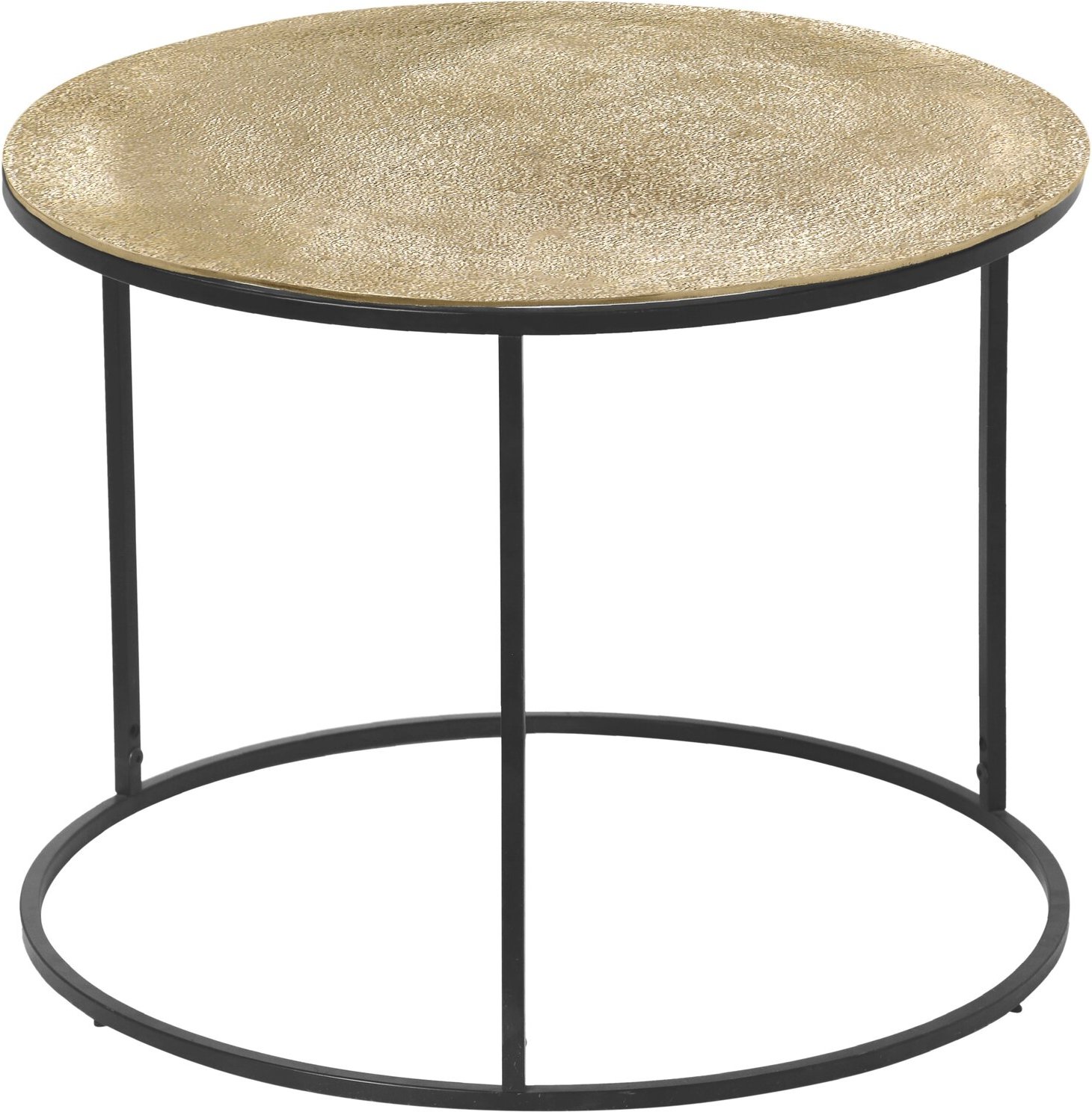 XORA Beistelltisch PADMA, schwarz, Metall