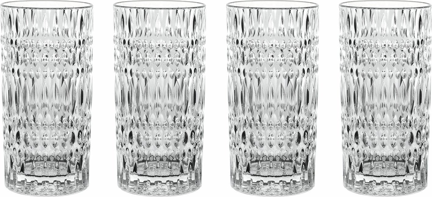 Nachtmann Longdrink 4er-Set ETHNO, Kristallglas