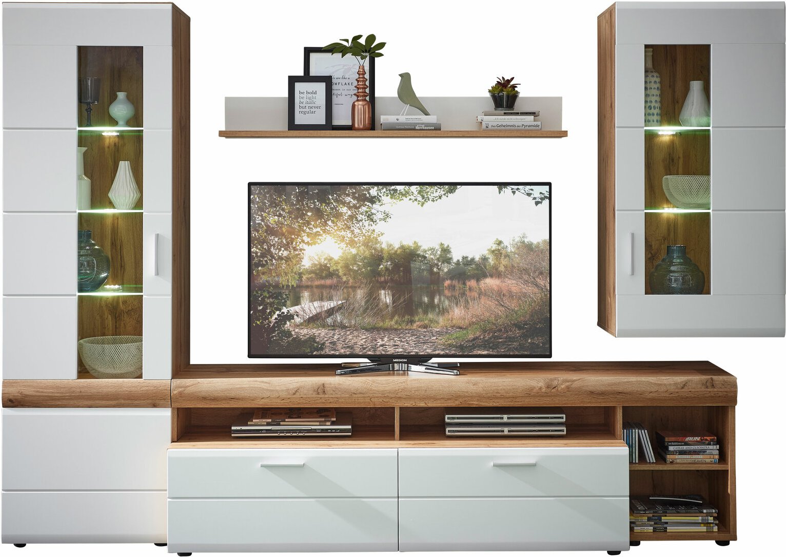 XORA Wandkombination LYON, Holznachbildung