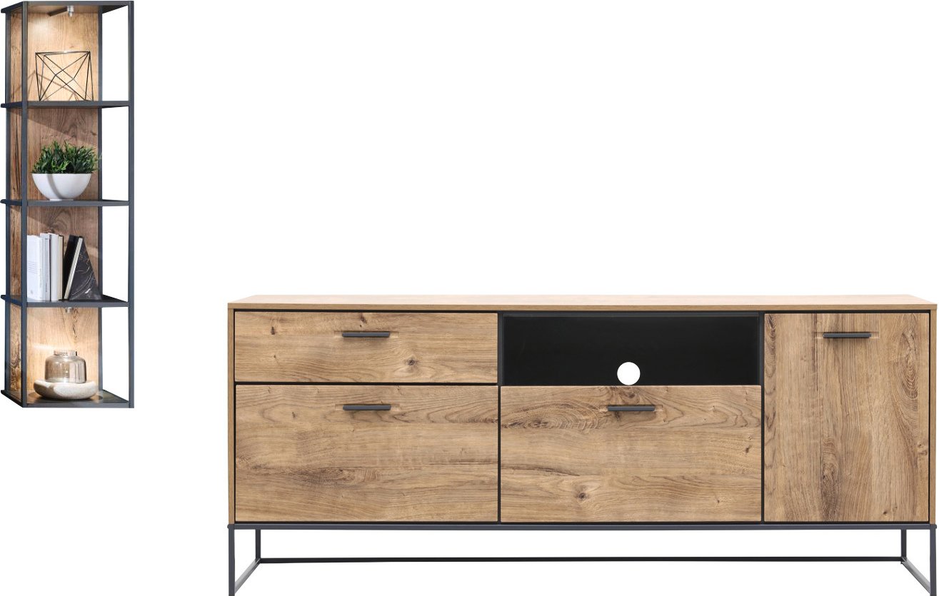 Zurbrüggen Wandkombination MANHATTAN, Holznachbildung