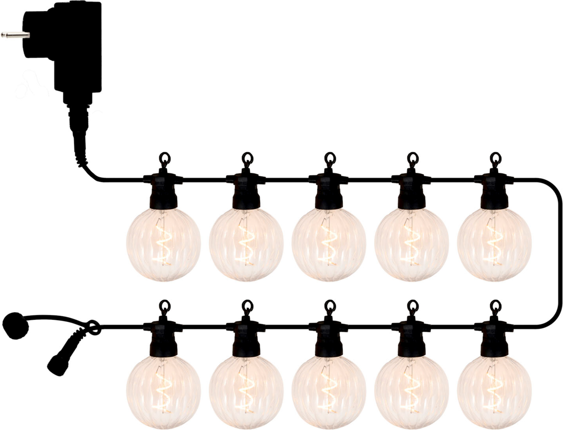 Sirius Outdoor LED-Lichterkette 10m mit 10 LED`s StarterLUKE,...