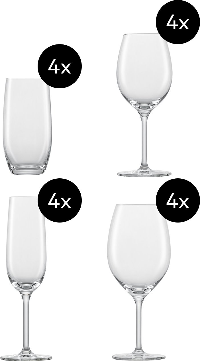 SCHOTT ZWIESEL Glasset 16-tlg. FOR YOU, Glas