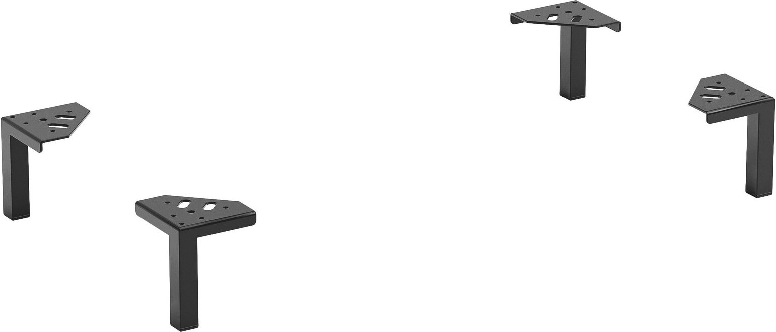 Thumbnail - XORA Fuss-Set 4-tlg., schwarz, Metall