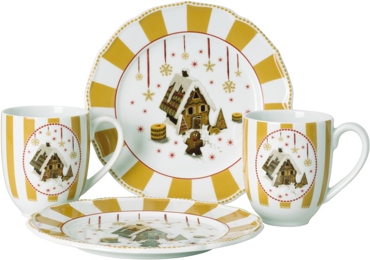 Hutschenreuther Kaffeeset Christmas Love, Porzellan