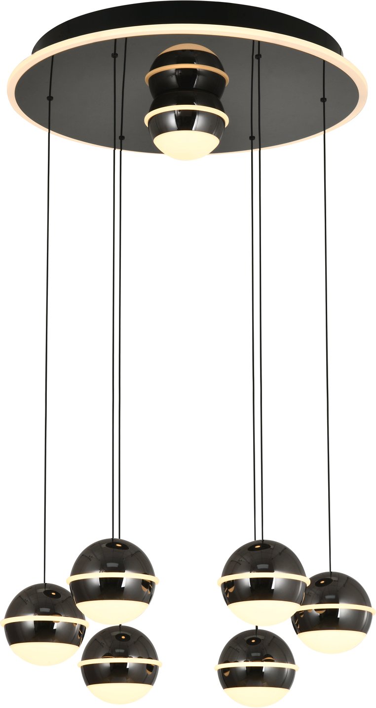 Geeti LED-Pendelleuchte BIARRITZ, Metall