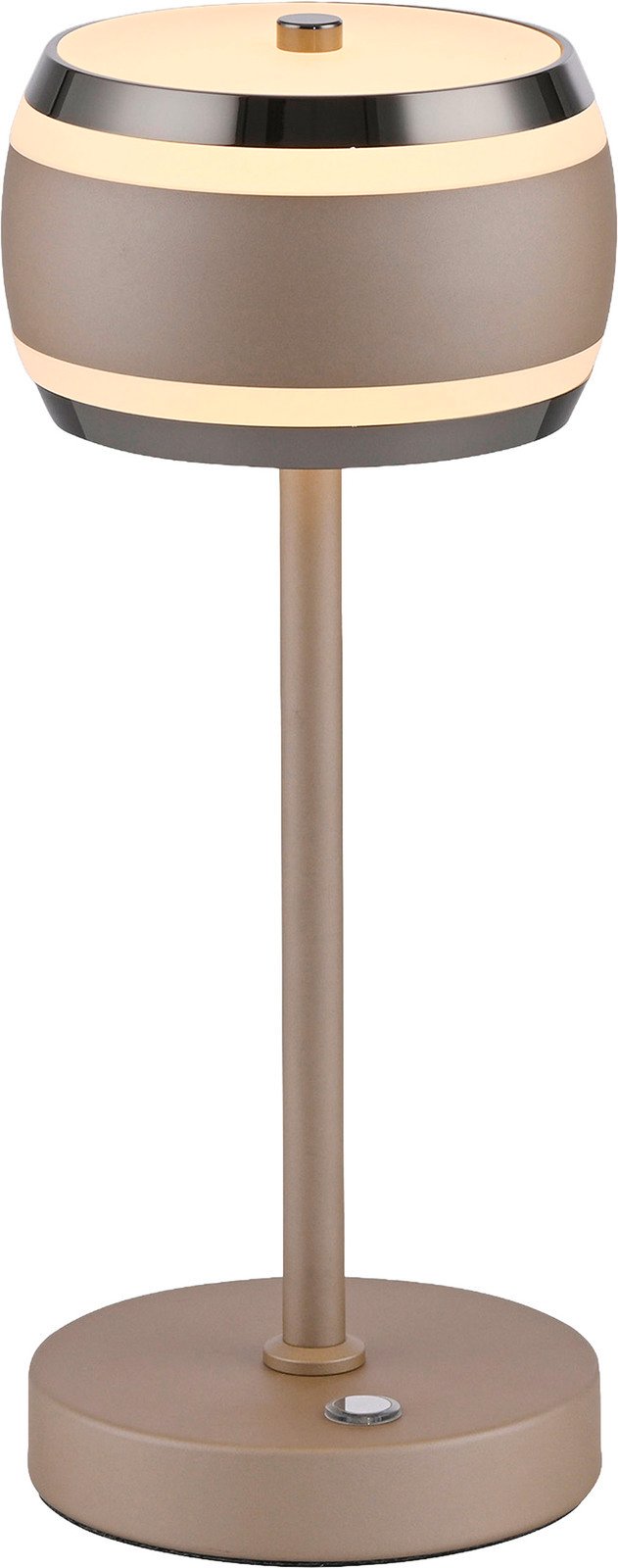 Neuhaus Pure Akku-Tischleuchte PURE FALLING RINGS, Metall