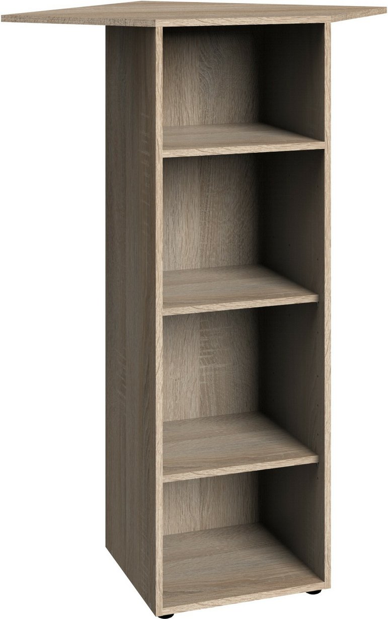 XORA Eckregal mittel MULTIRAUMKONZEPT, Holznachbildung