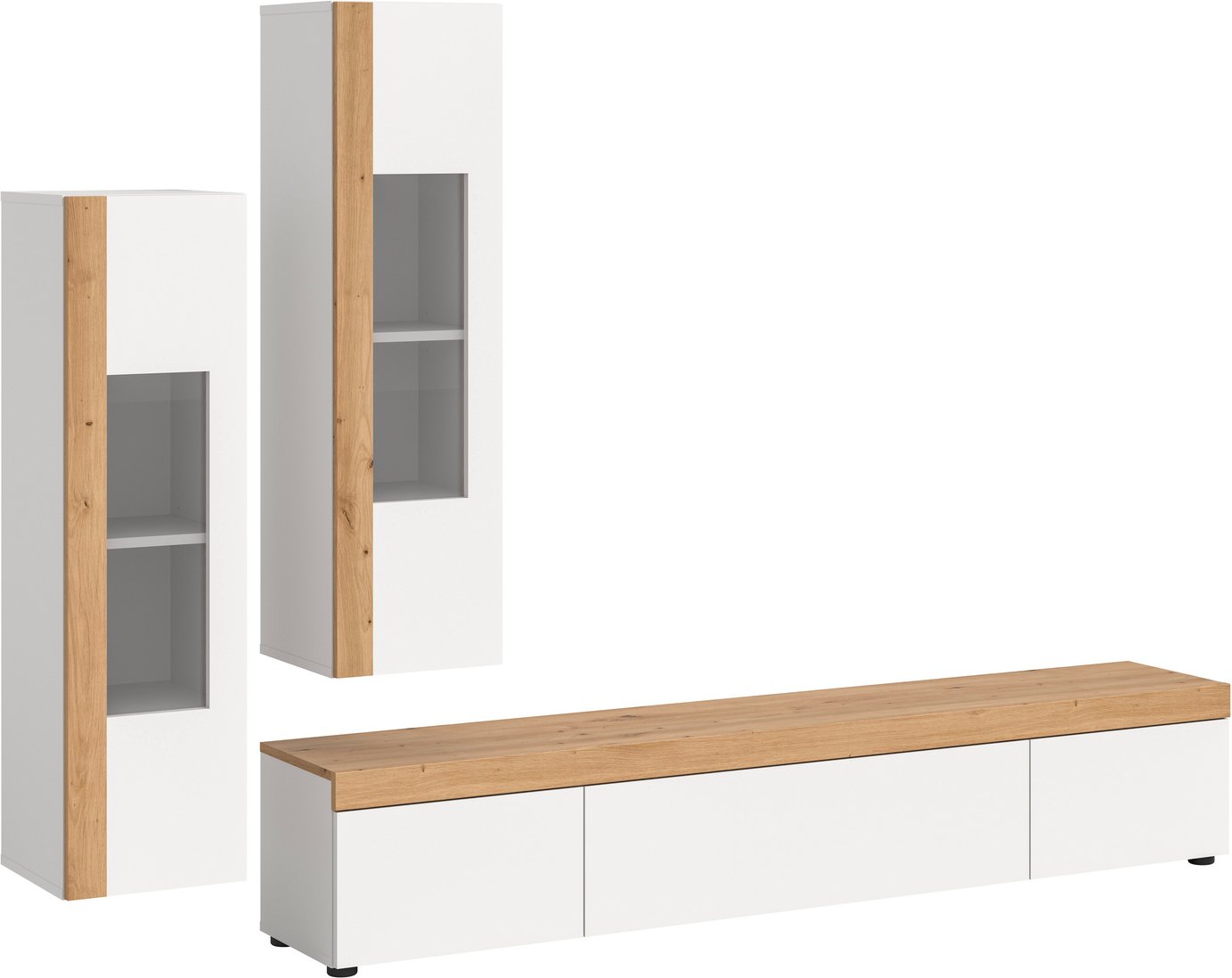 MID.YOU Wohnkombination RUDA, Holznachbildung