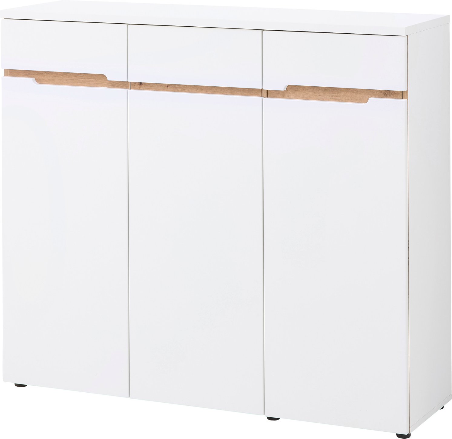 XORA XL-Schuhschrank breit MEMPHIS, Holznachbildung