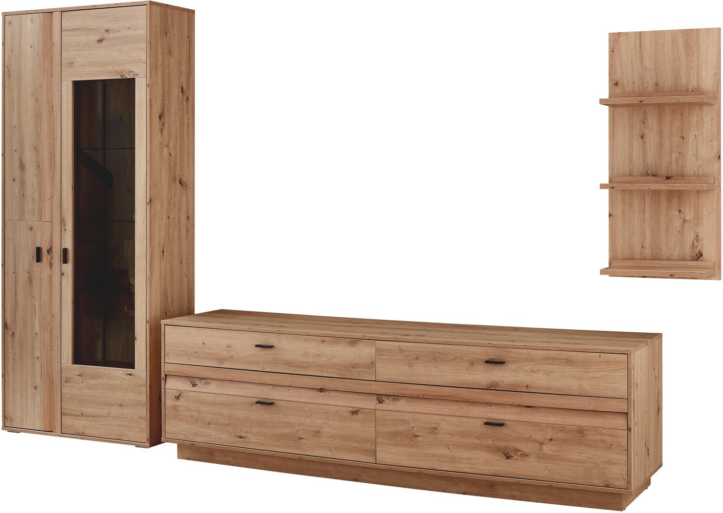 Zurbrüggen Wandkombination BOCA, Eiche Artisan, Holznachbildung