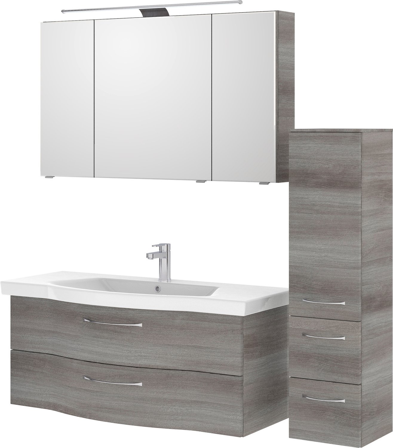 Pelipal Badblock SERIE 6005 SPRINT, Holznachbildung