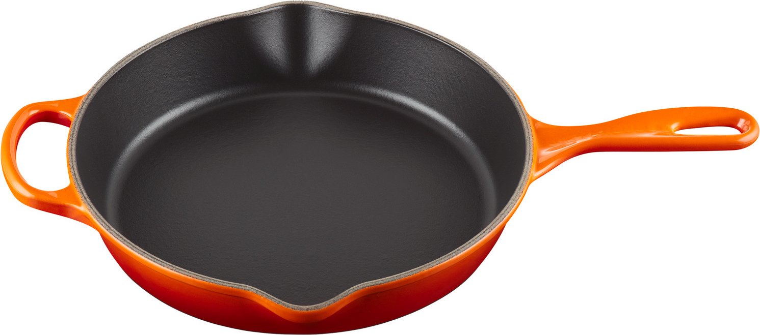 LE CREUSET Brat-/Servierpfanne 26cm hoch Ofenrot, Gusseisen