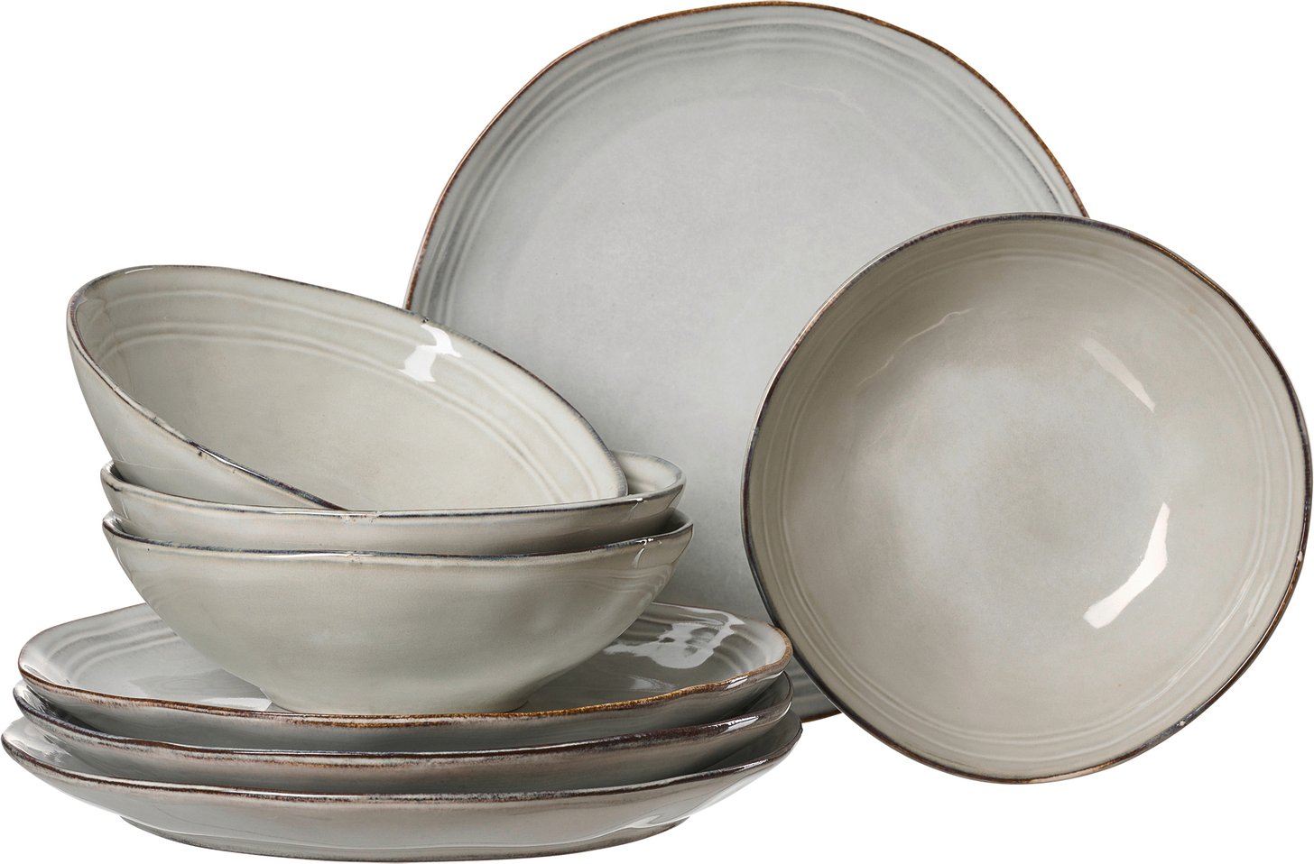 Ritzenhoff & Breker Tafelset 8-tlg. KENDRA, Steingut