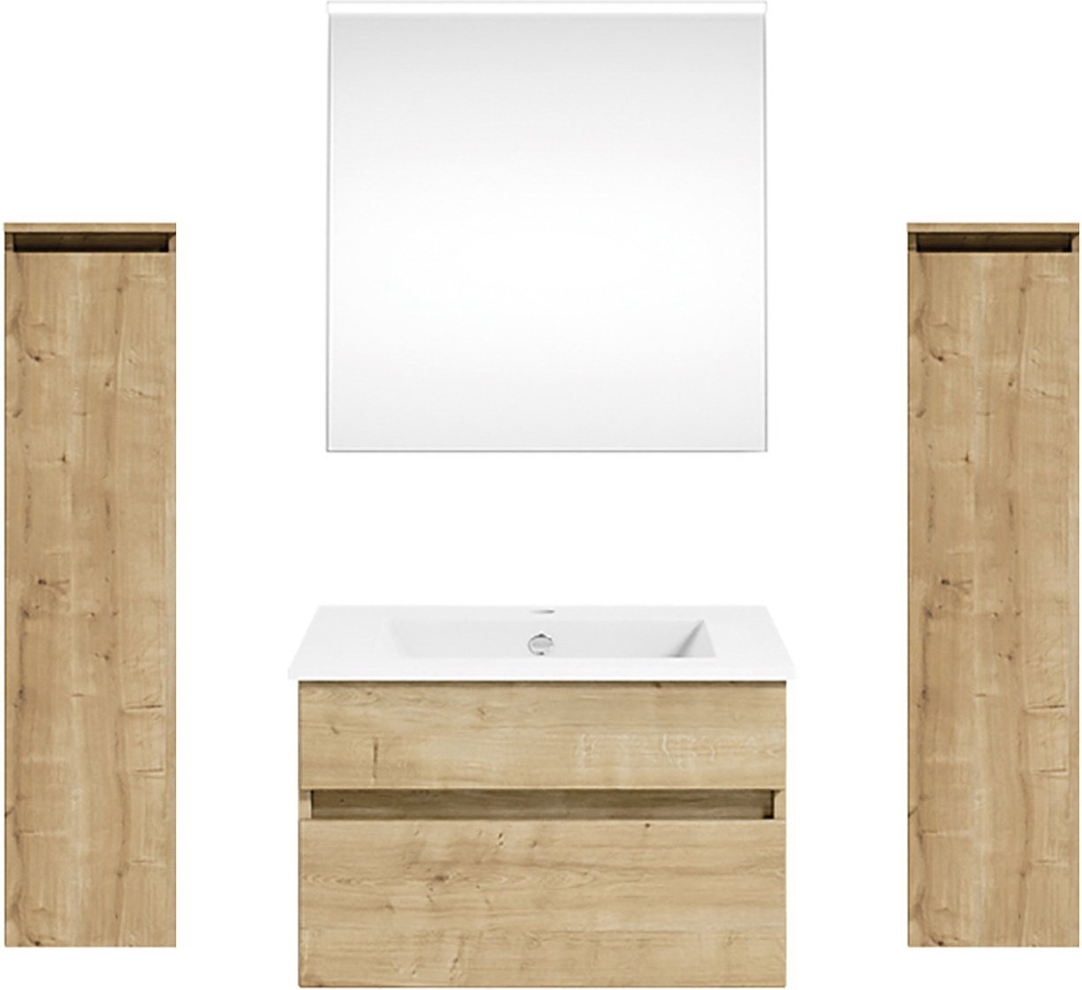 Puris Badkombination GET2YOU 21, Holznachbildung