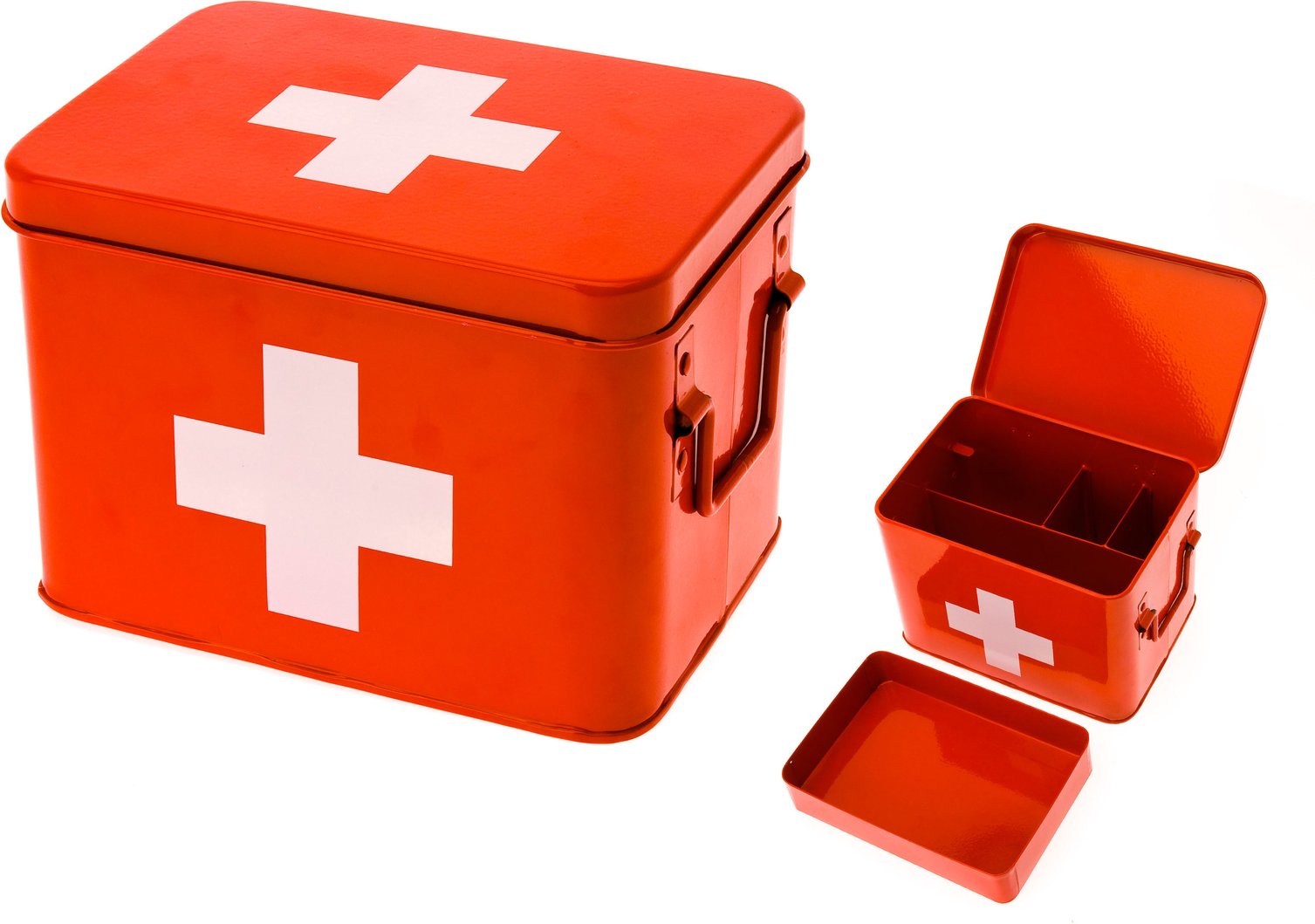 present time Medizin Box M CROSS, Eisen