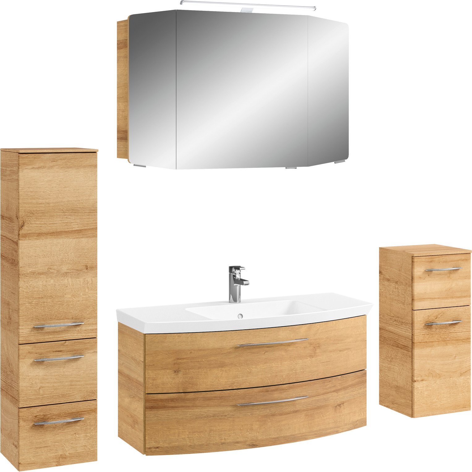 Pelipal Badkombination CASSCA SPRINT, Holznachbildung