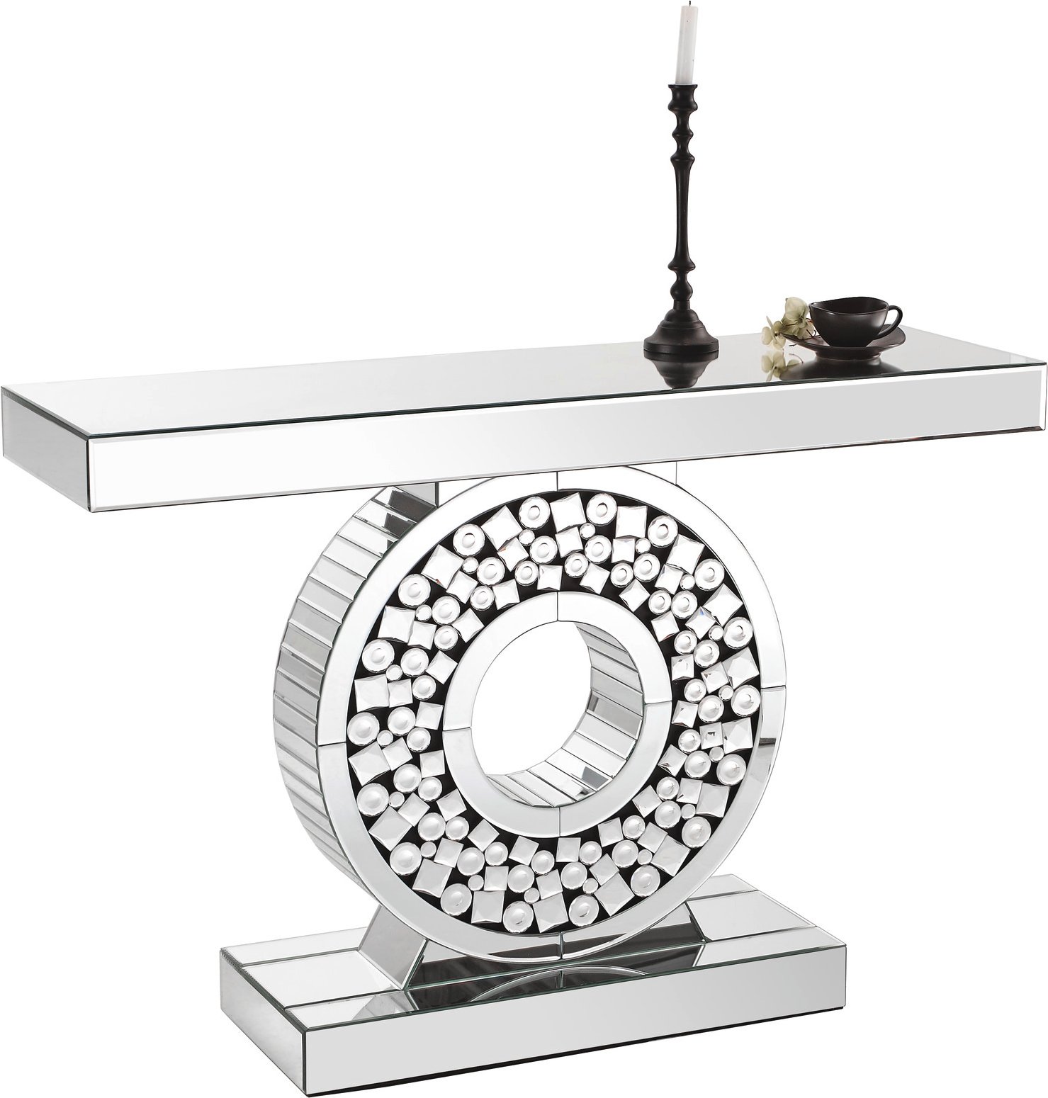 XORA Konsolentisch RADIUS, Spiegel