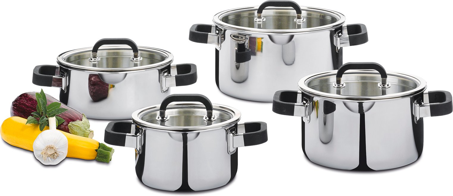 Spring Topfset 4-tlg. FUSION 2+, Edelstahl