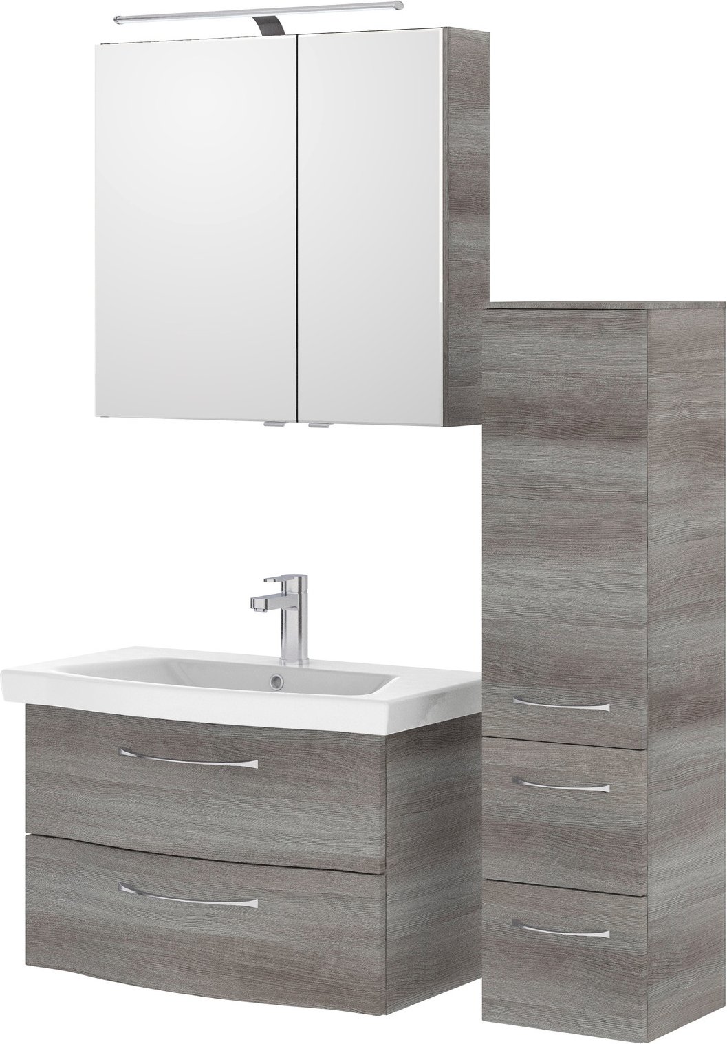 Pelipal Badblock SERIE 6005 SPRINT, Holznachbildung