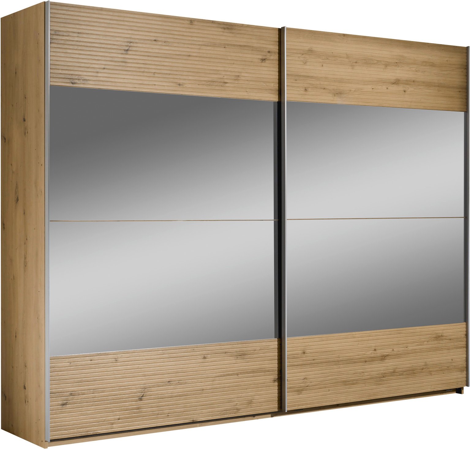 Z2 Schwebetürenschrank 2-türig SUTERA, Holznachbildung